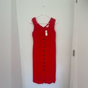 Anthropologie MIDI sleeveless dress.